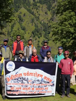 Expedition to Mount Baljuri in 2022 celebrating the the golden jubilee of twin ascent of Mount Nandakhat and Mount Baljuri in 1972 by Club members