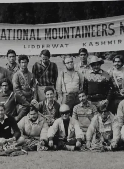 International Mountaineers Meet 1973. NTMC was represented by Mr. Anup Sah-min