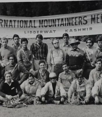 International Mountaineers Meet 1973. NTMC was represented by Mr. Anup Sah-min