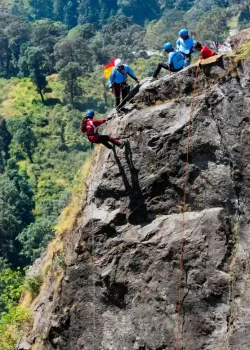 Rappelling