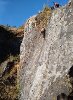 Rock Climbing one