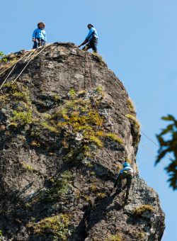 Rock climbing